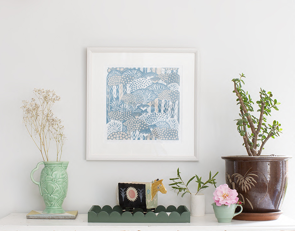 Elderberry bloom print 2022 for open studio2