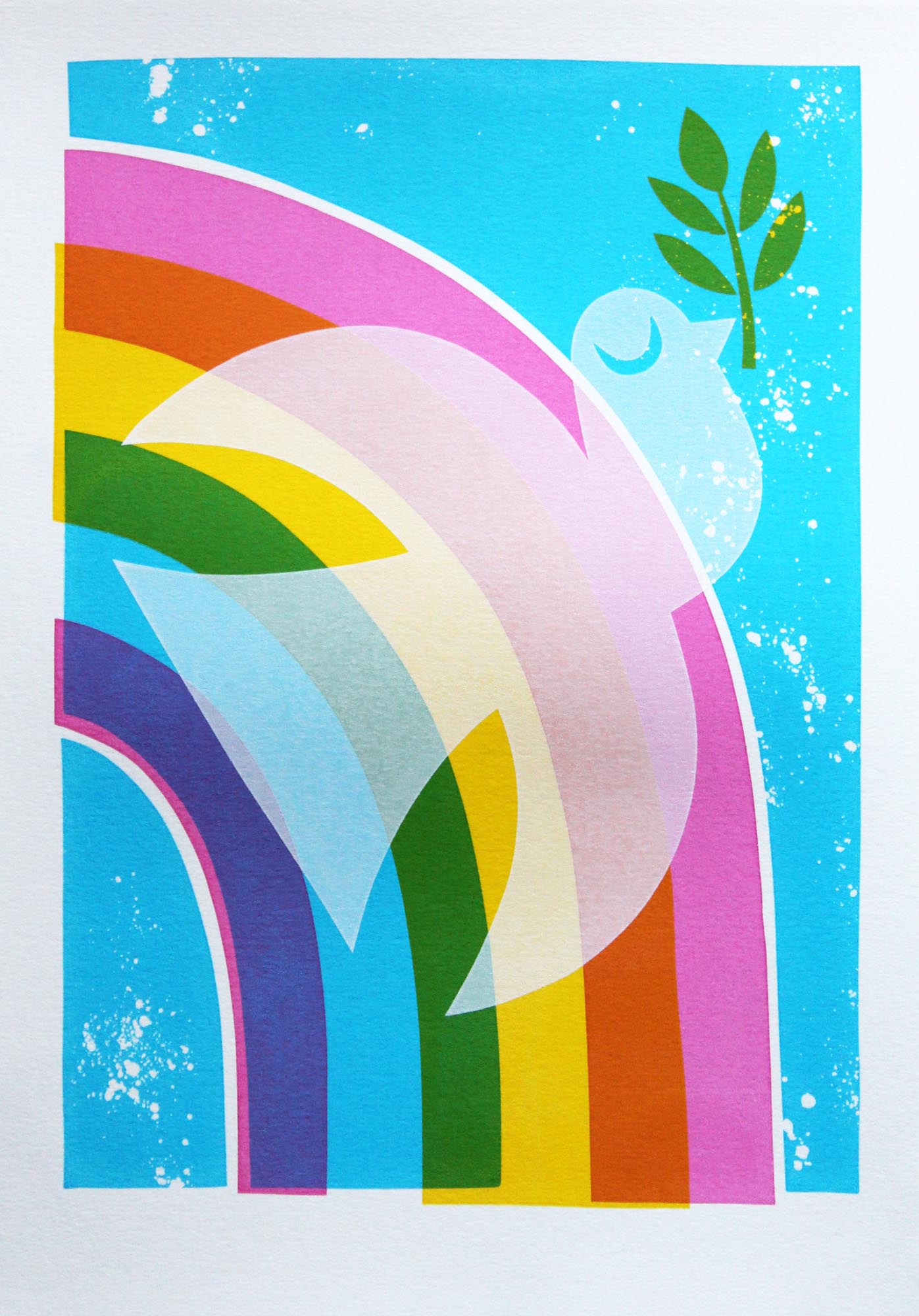 Karoline Rerrie Peace A4 screen print 300dpi