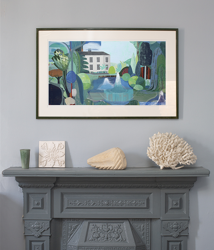 King Heath Park print 2022 for open studio