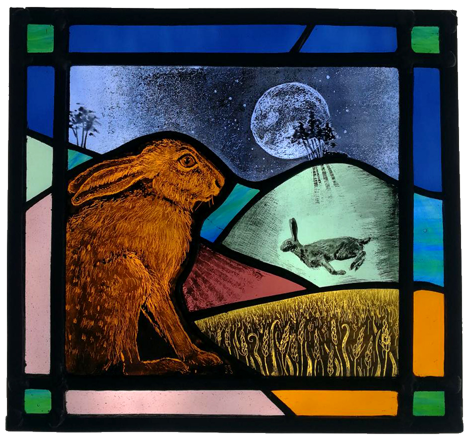 harvest moon hares glass