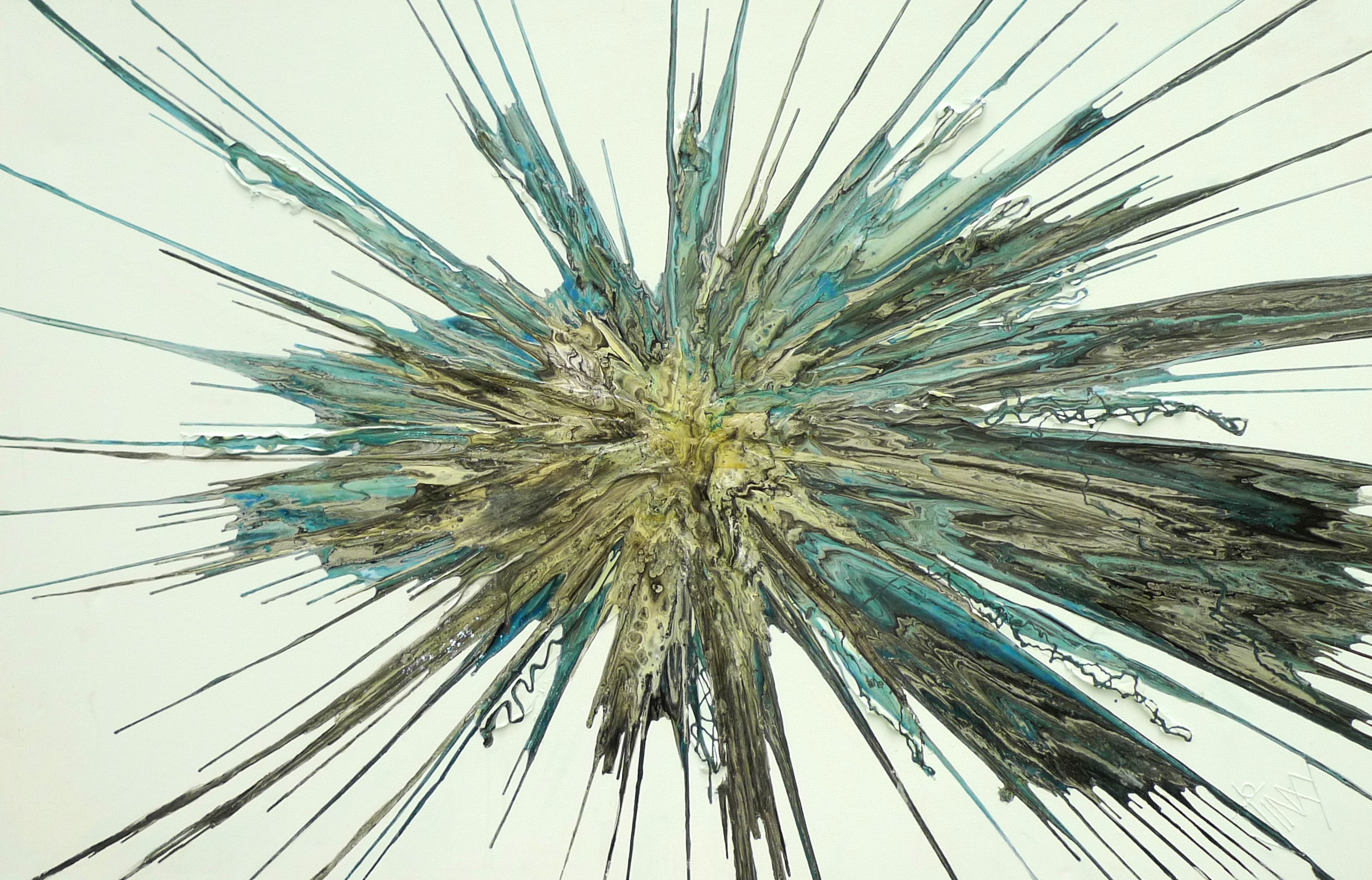 Pale Blue Abstract Spin Pale Blue Abstract Spin