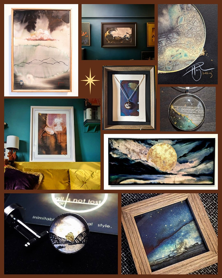 Product collage. Hannah Pugh All Is Not Lost Art